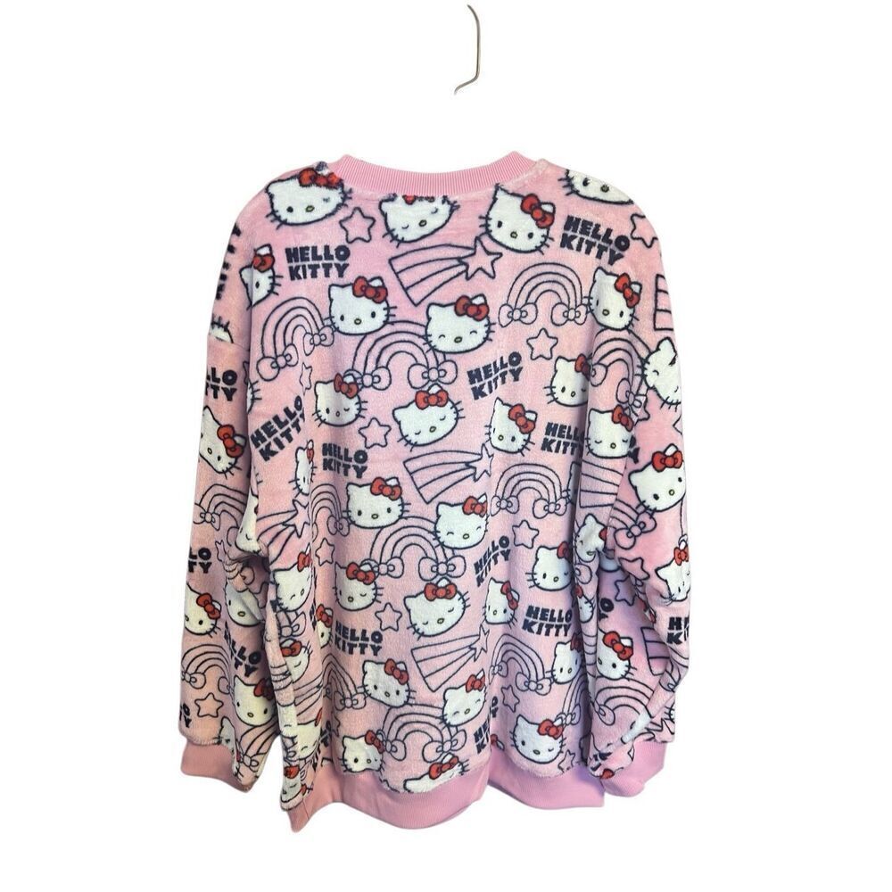Hello Kitty Women's Plush Graphic Character Sweatshirt Gift Box, Size L NWT - Picture 2 of 8
